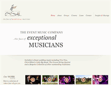 Tablet Screenshot of eventmusic.co.uk